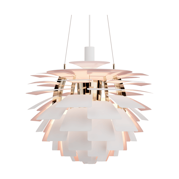 Suspension PH Artichoke Anniversary edition - Matte white-pale rose Ø60 cm - Louis Poulsen