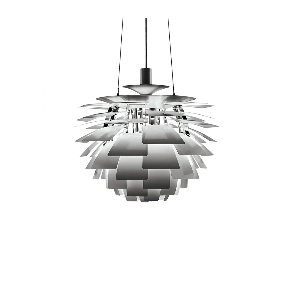 Suspension PH Artichoke LED, Acier brossé, Ø48 cm Louis Poulsen