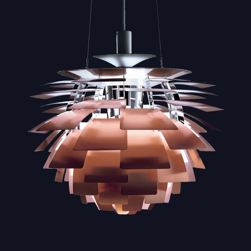 Suspension PH Artichoke LED, Acier brossé, Ø48 cm Louis Poulsen