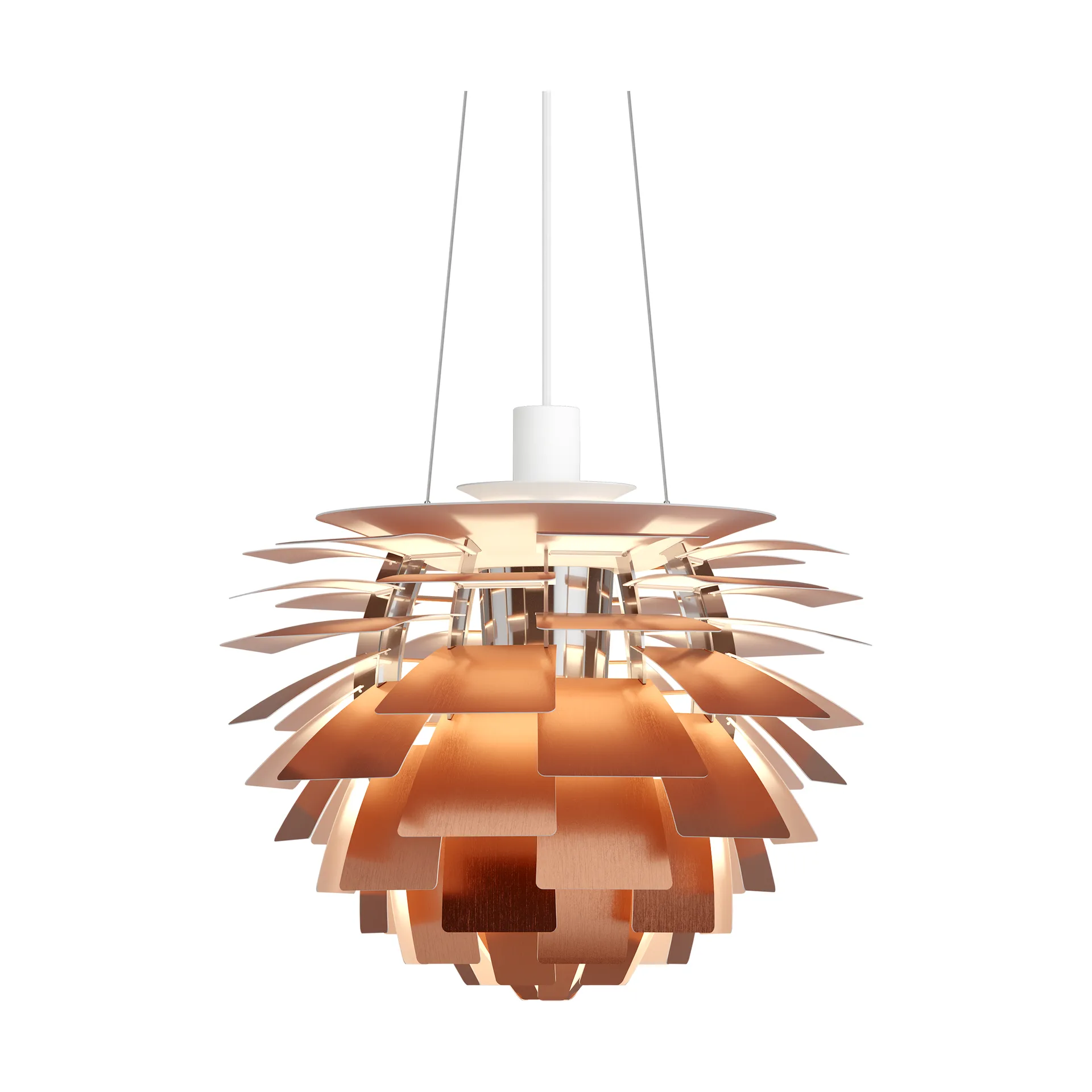 Suspension PH Artichoke LED, Cuivre, Ø48 cm Louis Poulsen