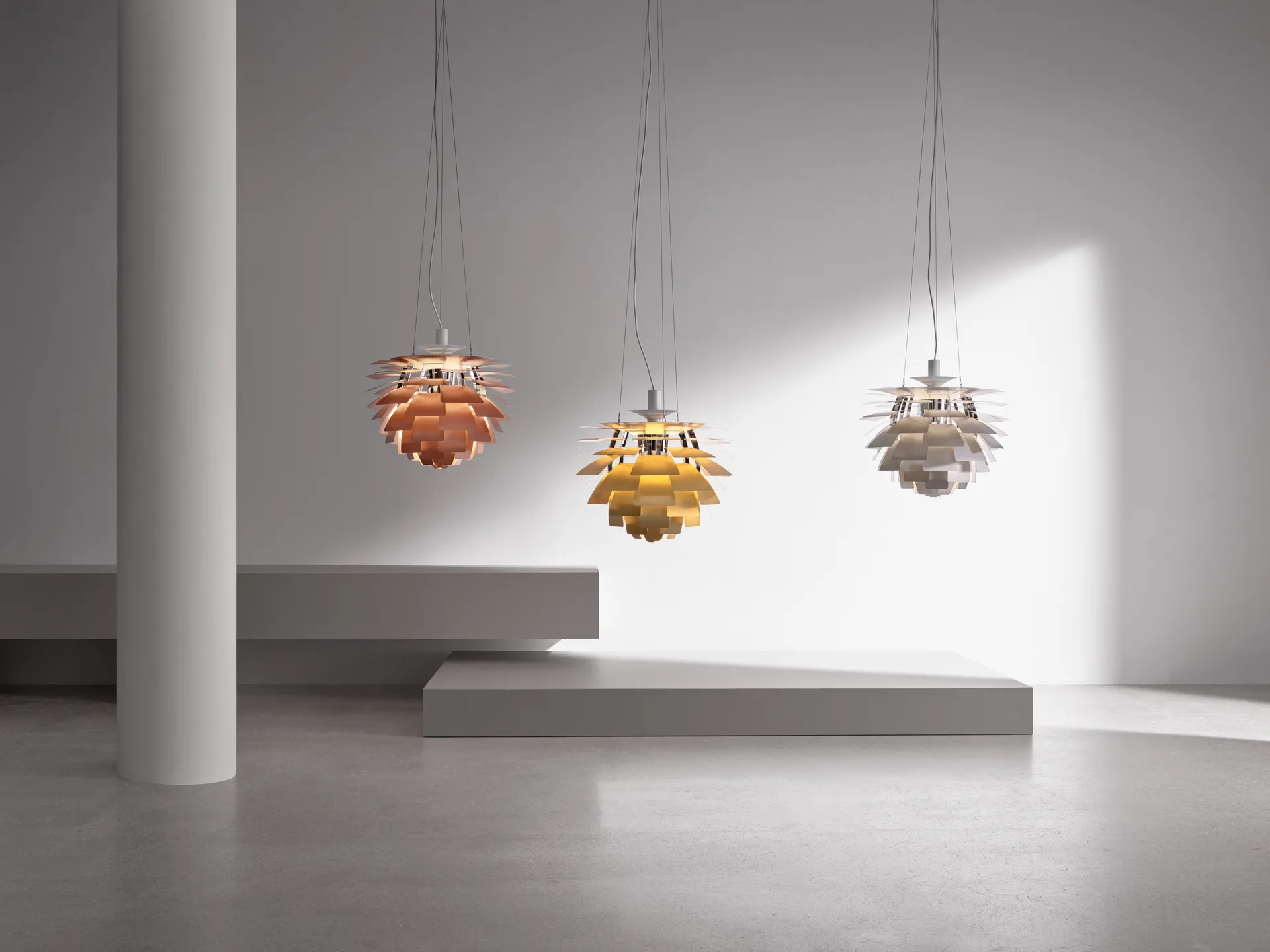 Suspension PH Artichoke LED, Laiton, Ø48 cm Louis Poulsen