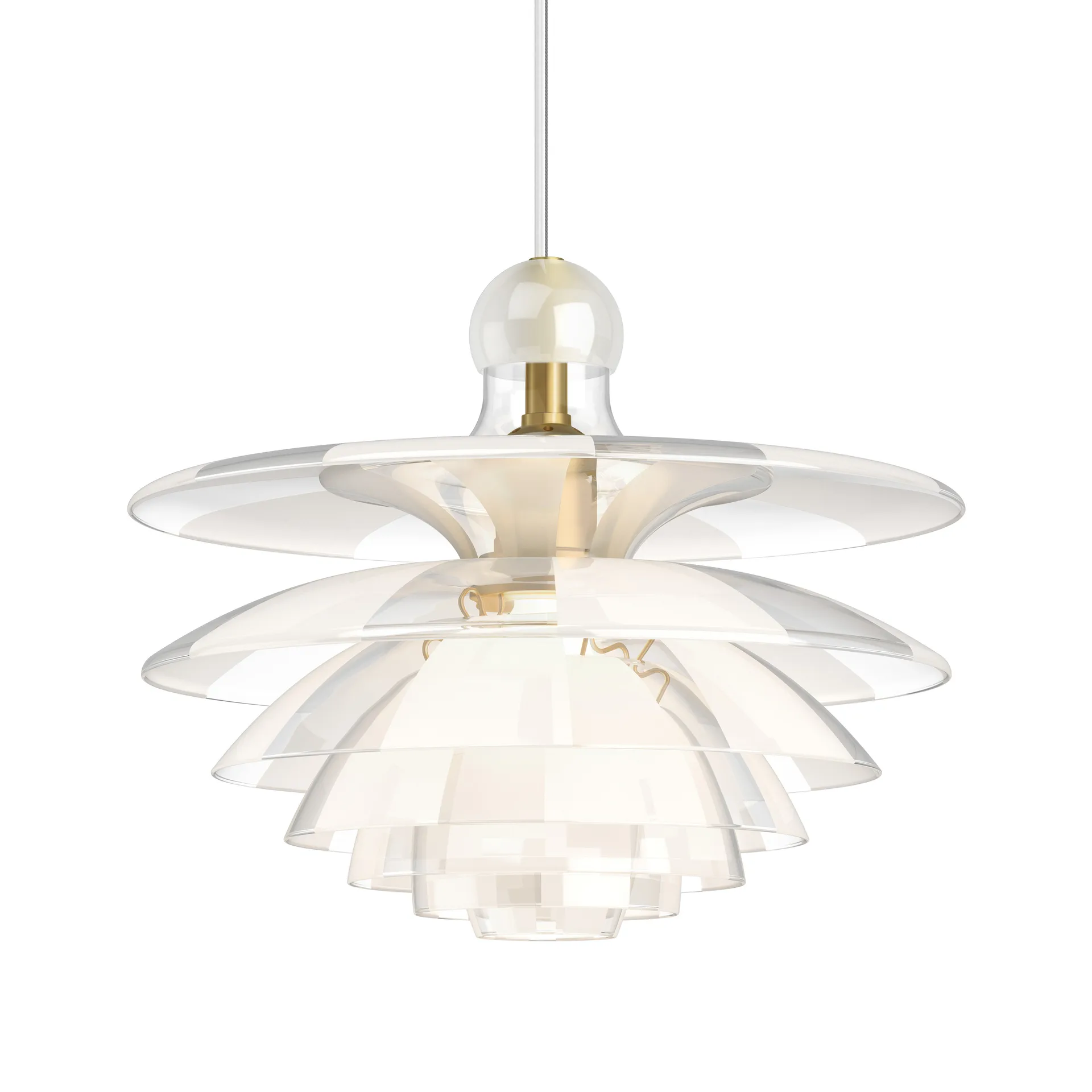 Suspension PH Septima Ø50 cm, Verre Louis Poulsen