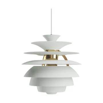 Suspension PH Snowball - Dusty green-brass - Louis Poulsen