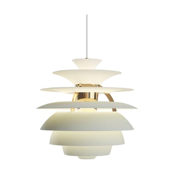 Suspension PH Snowball - Dusty green-brass - Louis Poulsen