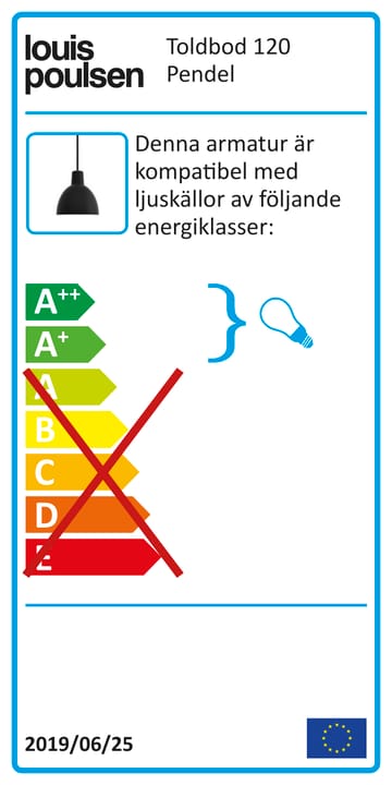 Suspension Toldbod 120 - Blanc - Louis Poulsen