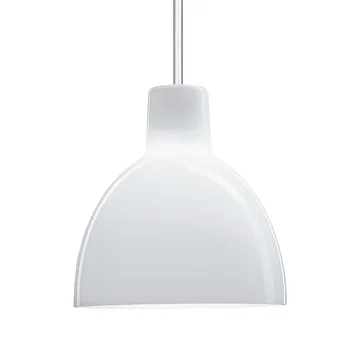 Suspension Toldbod 155 - Verre blanc opale - Louis Poulsen