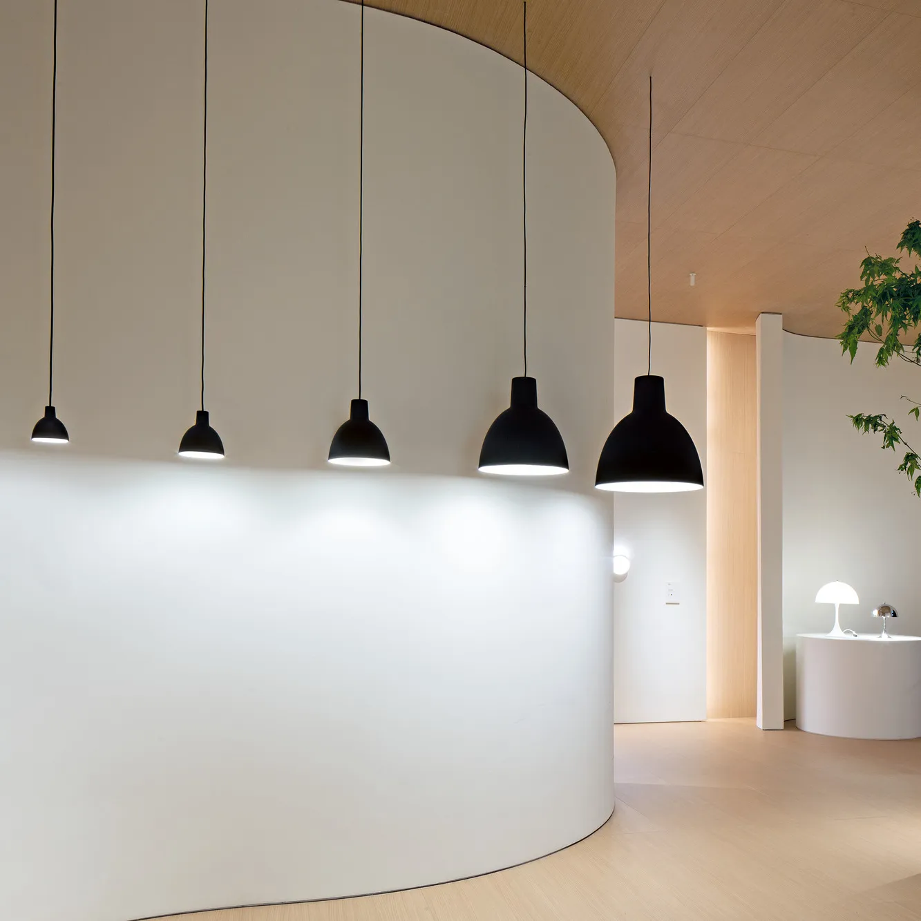 Suspension Toldbod 170, Noir Louis Poulsen