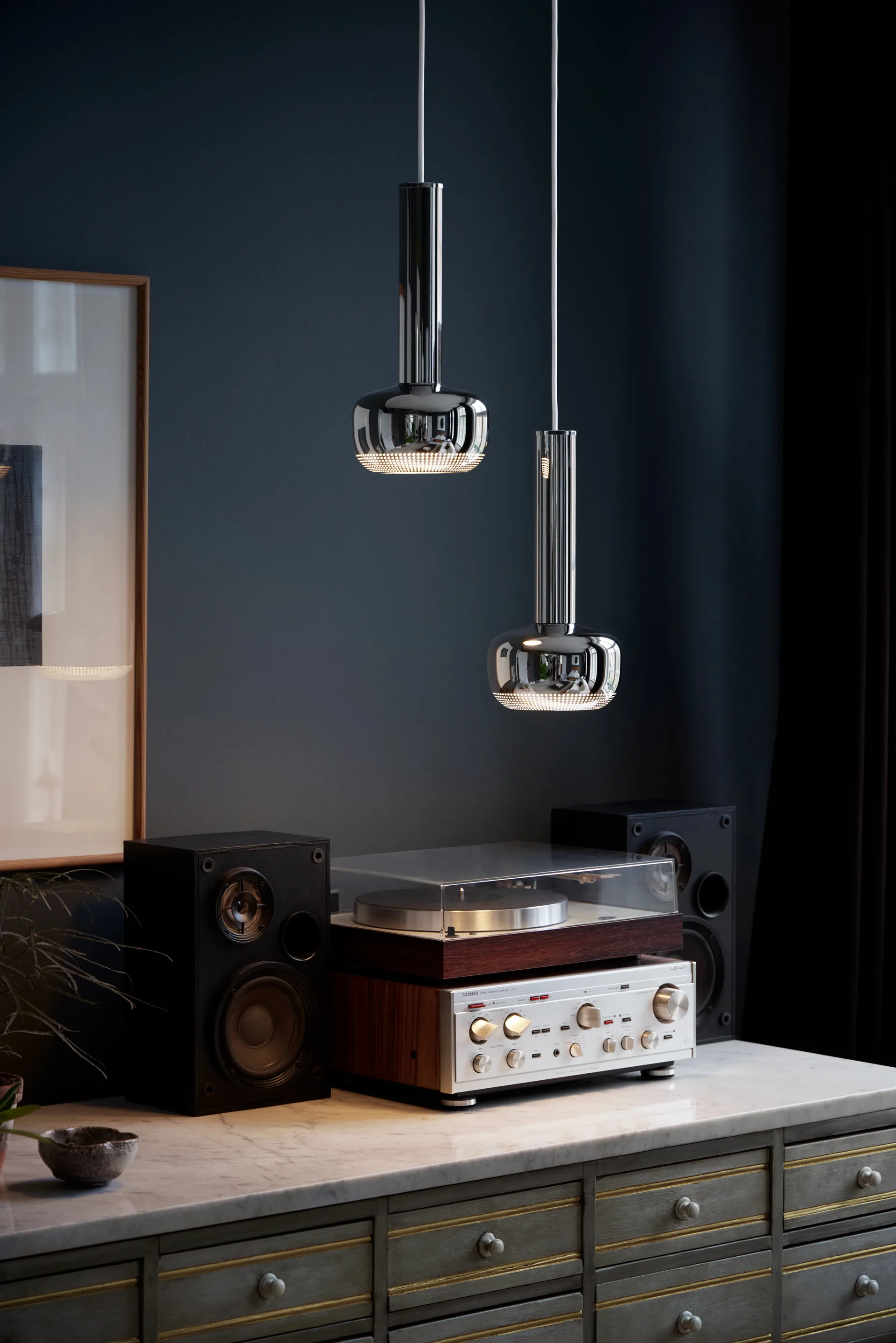 Suspension VL 56, Chromé brillant Louis Poulsen