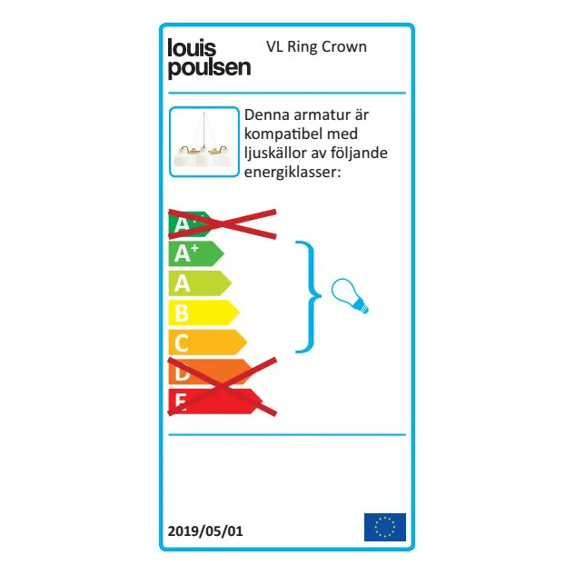 Suspension VL Ring Crown 3-5-7, 3 Louis Poulsen