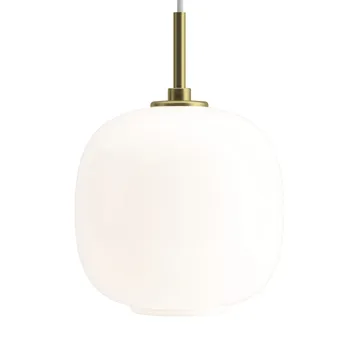 Suspension VL45 Radiohus Ø17,5cm - Brass-white opal glass - Louis Poulsen