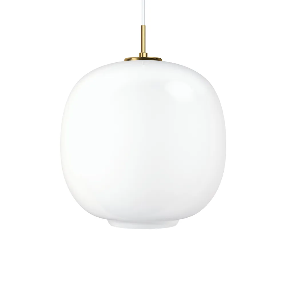 Suspension VL45 Radiohus LED grand, Brass-white opal glass Louis Poulsen