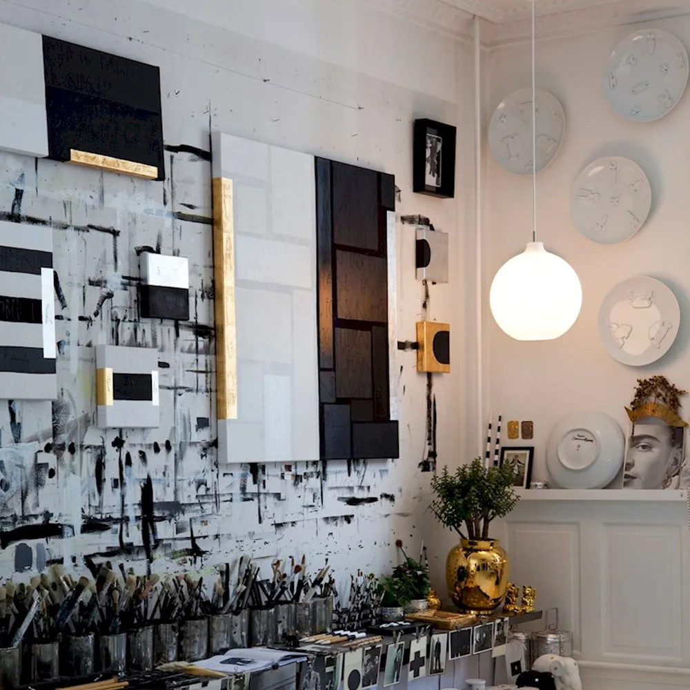 Suspension Wohlert, Blanc, ø40cm, led Louis Poulsen