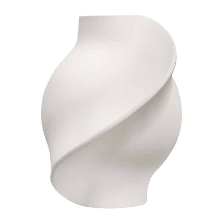 Vase Pirout 01 22 cm - Raw White - Louise Roe Copenhagen