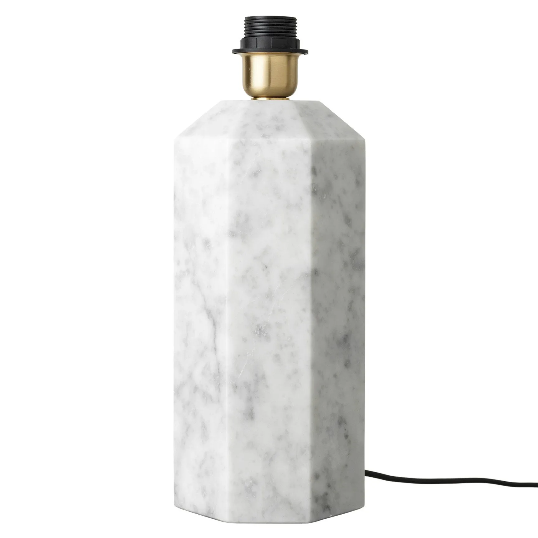 Pied pour lampe The eight over eight, Blanc Marbre Louise Roe