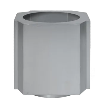 Pot Funki L 52 cm - Aluminium brossé - Louise Roe