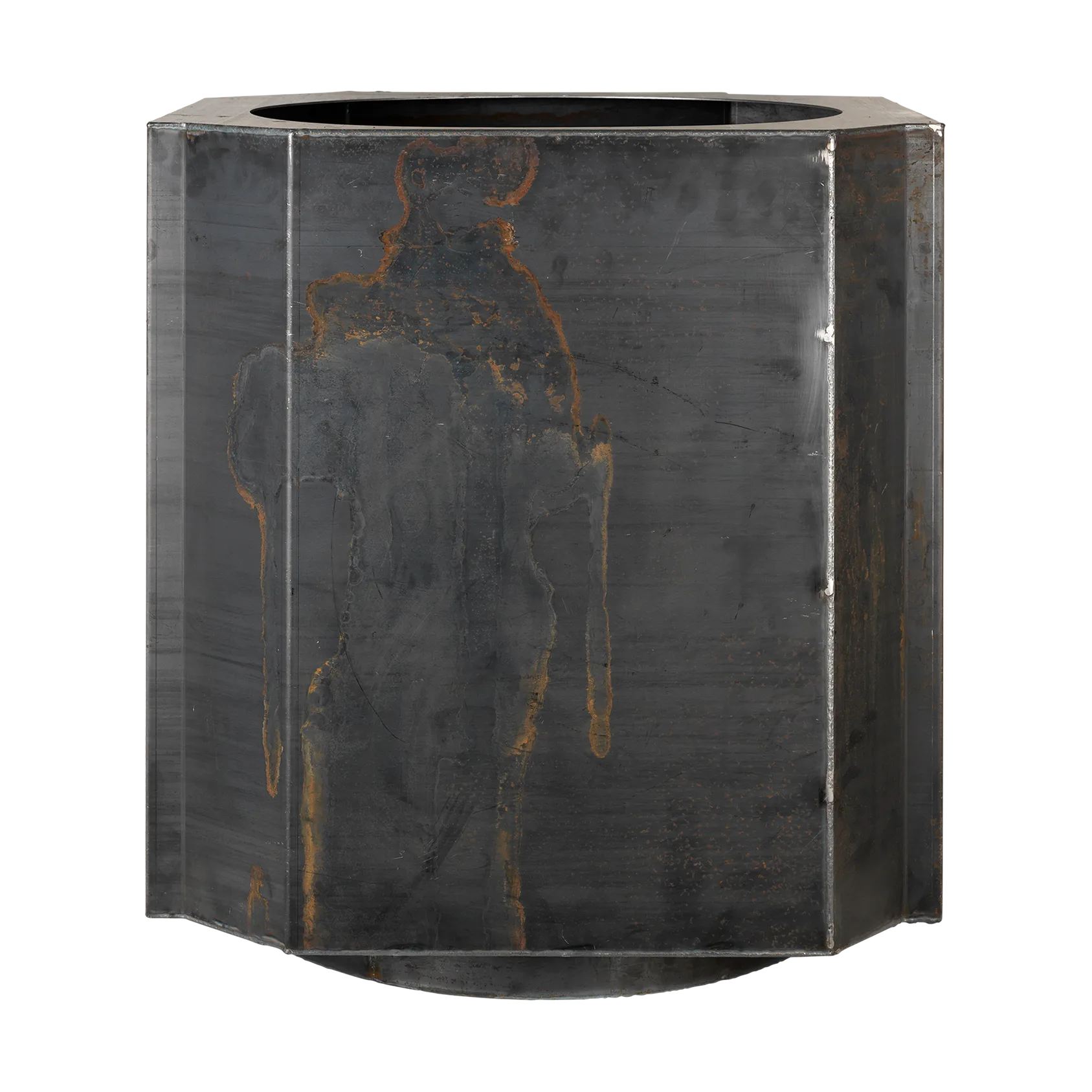 Pot Funki L 52 cm, Fer brut Louise Roe