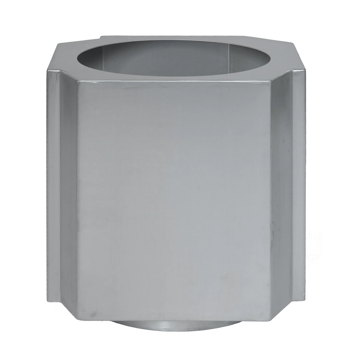 Pot Funki M 40 cm, Aluminium brossé Louise Roe