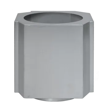 Pot Funki M 40 cm - Aluminium brossé - Louise Roe