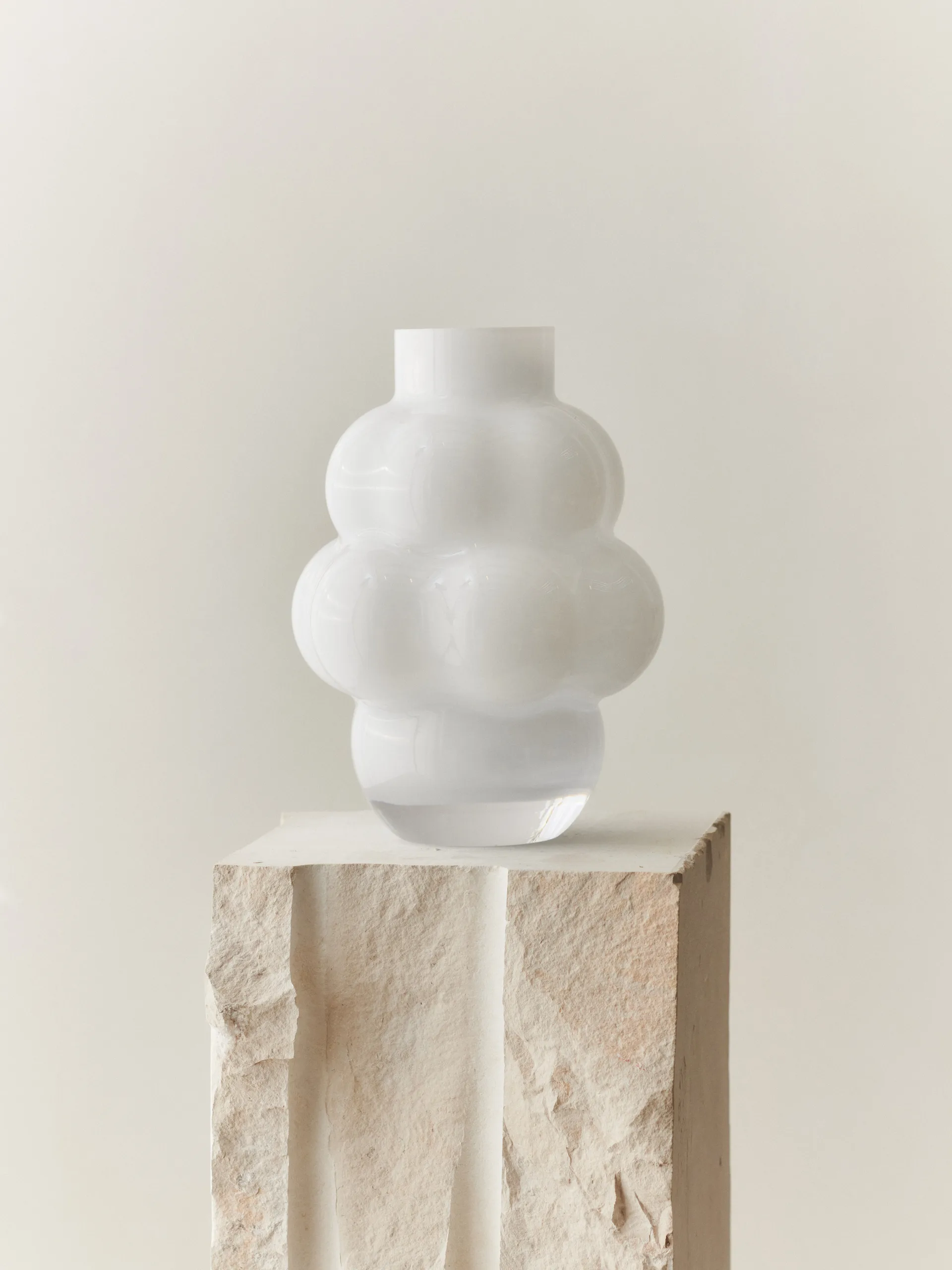 Vase 04 Balloon 32cm, Opal Blanc Louise Roe