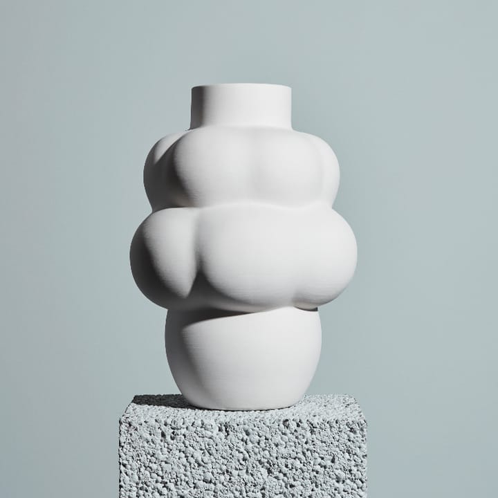 Vase Balloon 04 céramique - Raw White - Louise Roe