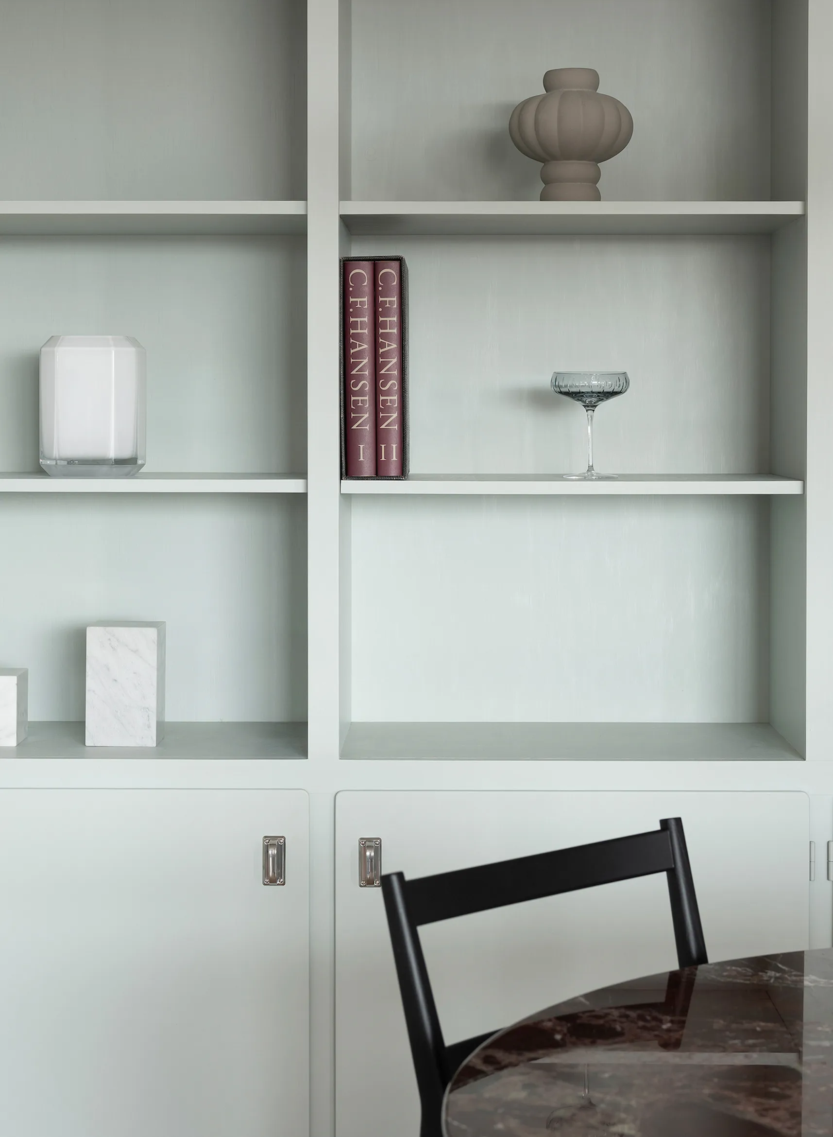 Vase Balloon 20cm, Sanded Grey Louise Roe