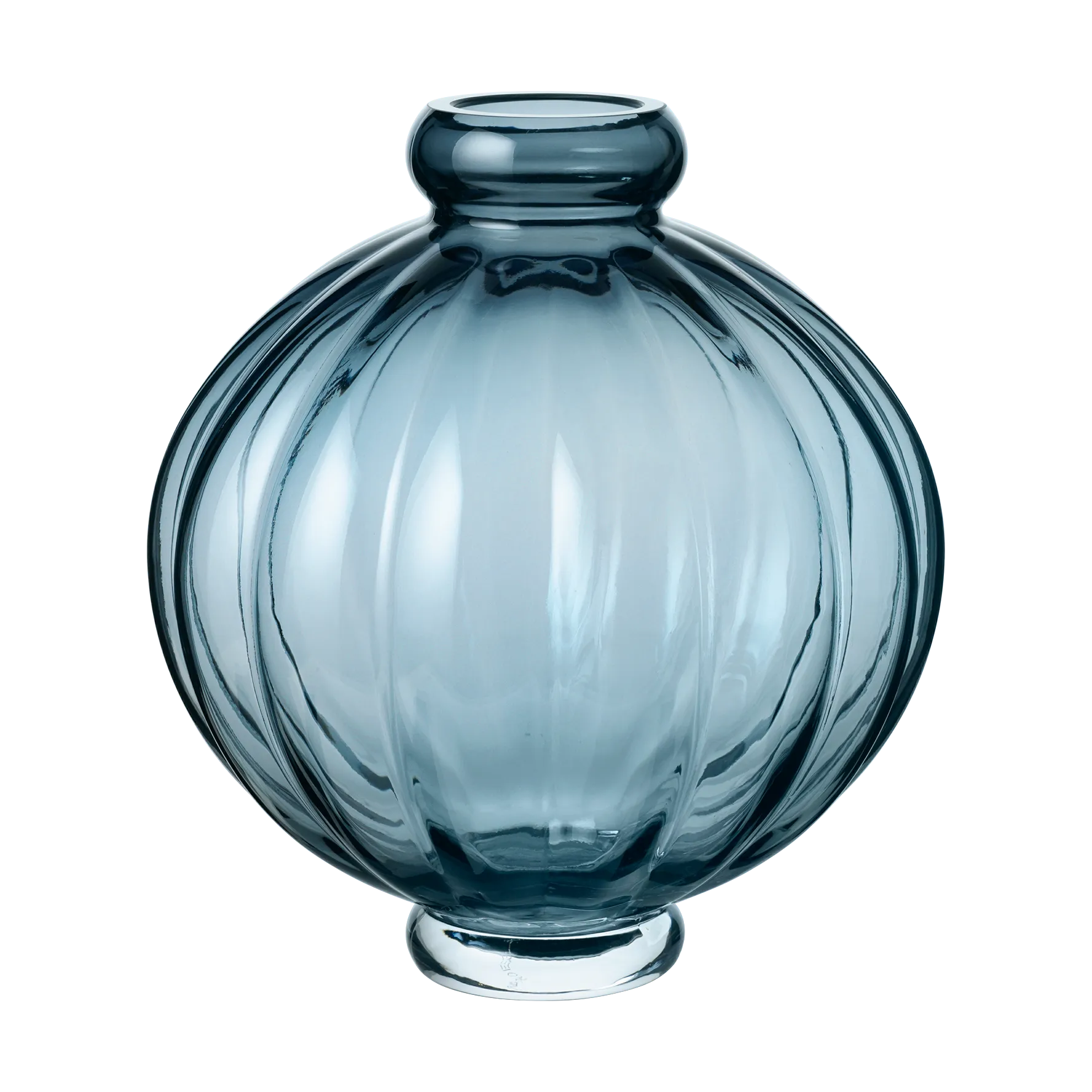 Vase Balloon 25cm, Bleu Louise Roe