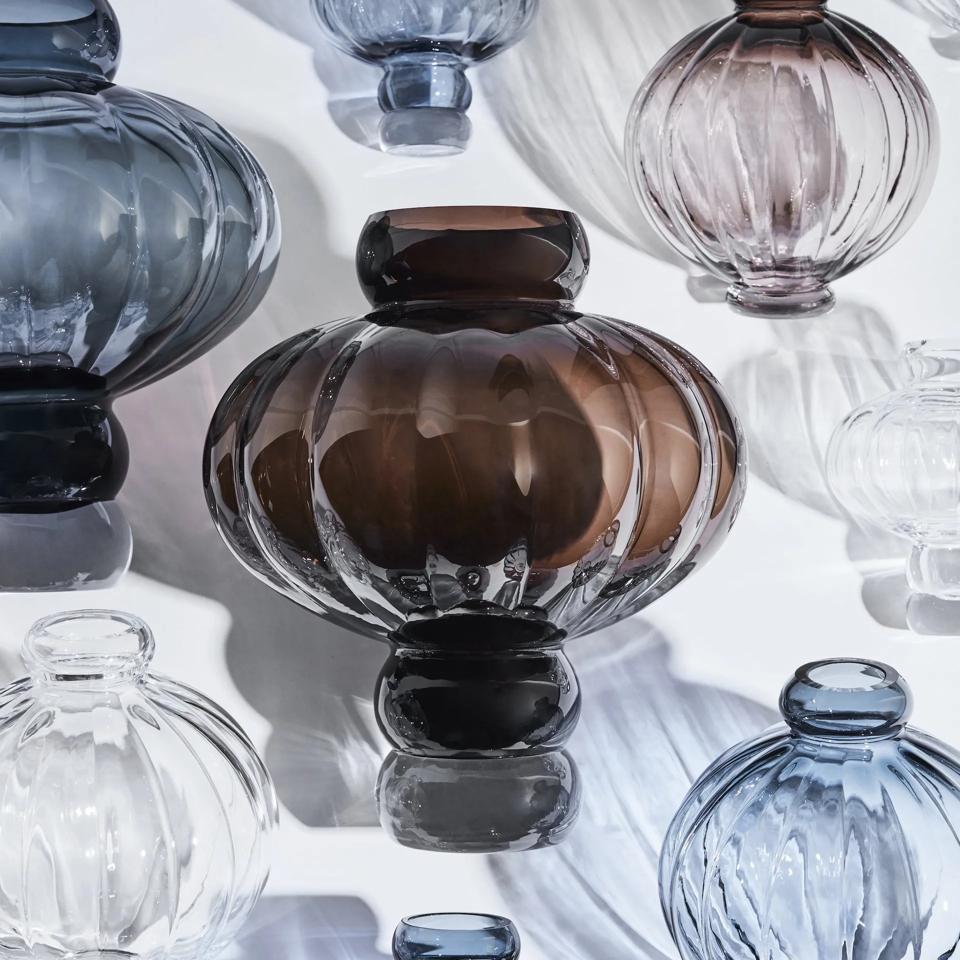 Vase Balloon 40cm, Smoke Louise Roe