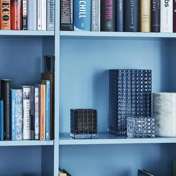 Vase City Hurricane - Bleu - Louise Roe