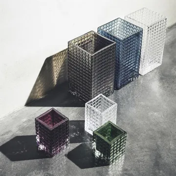 Vase City Hurricane - Bleu - Louise Roe