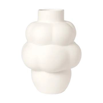 Vase Petit Balloon 04 18 cm - Blanc Brut - Louise Roe