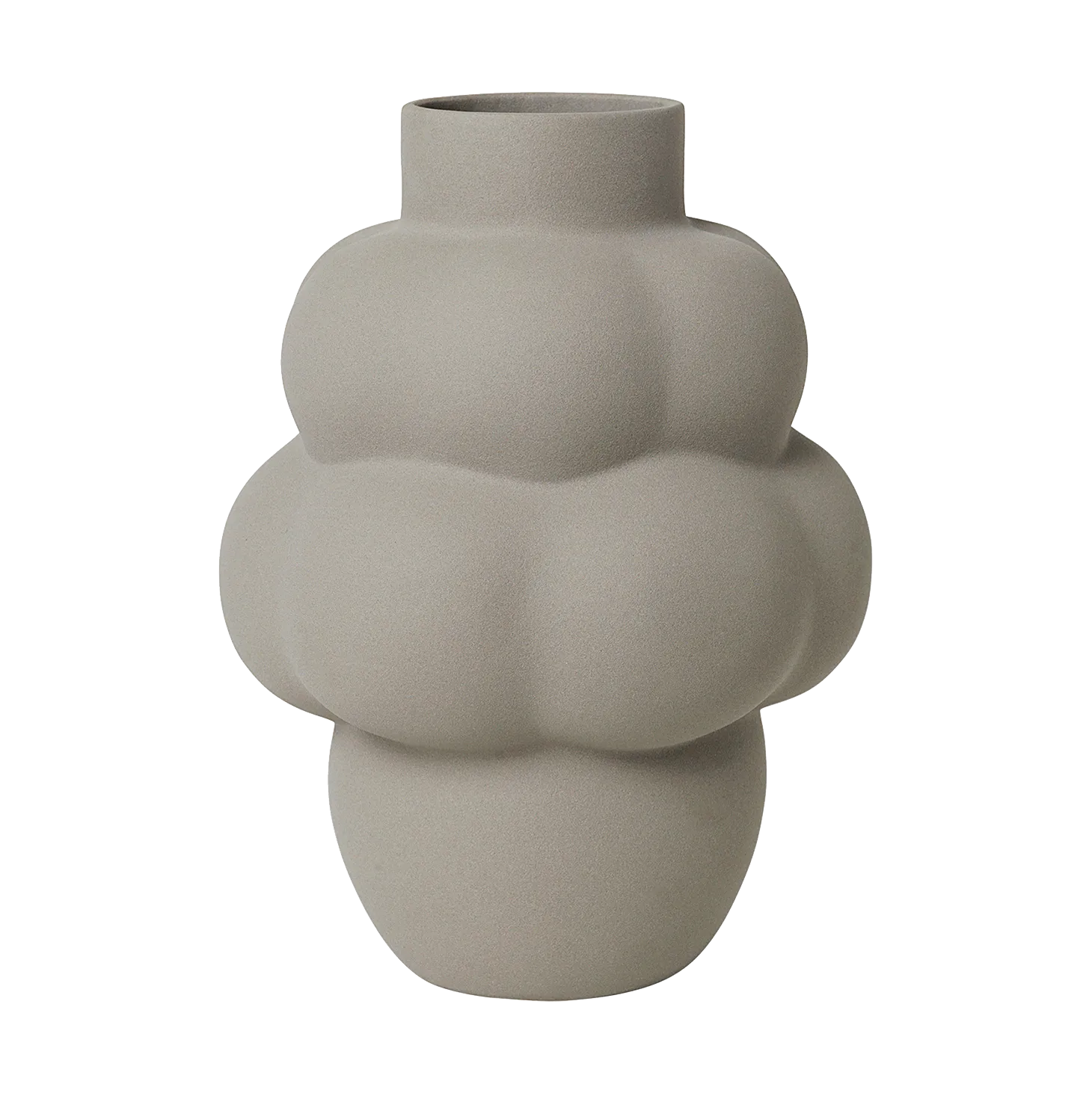 Vase Petit Balloon 04 18 cm, Gris poncé Louise Roe