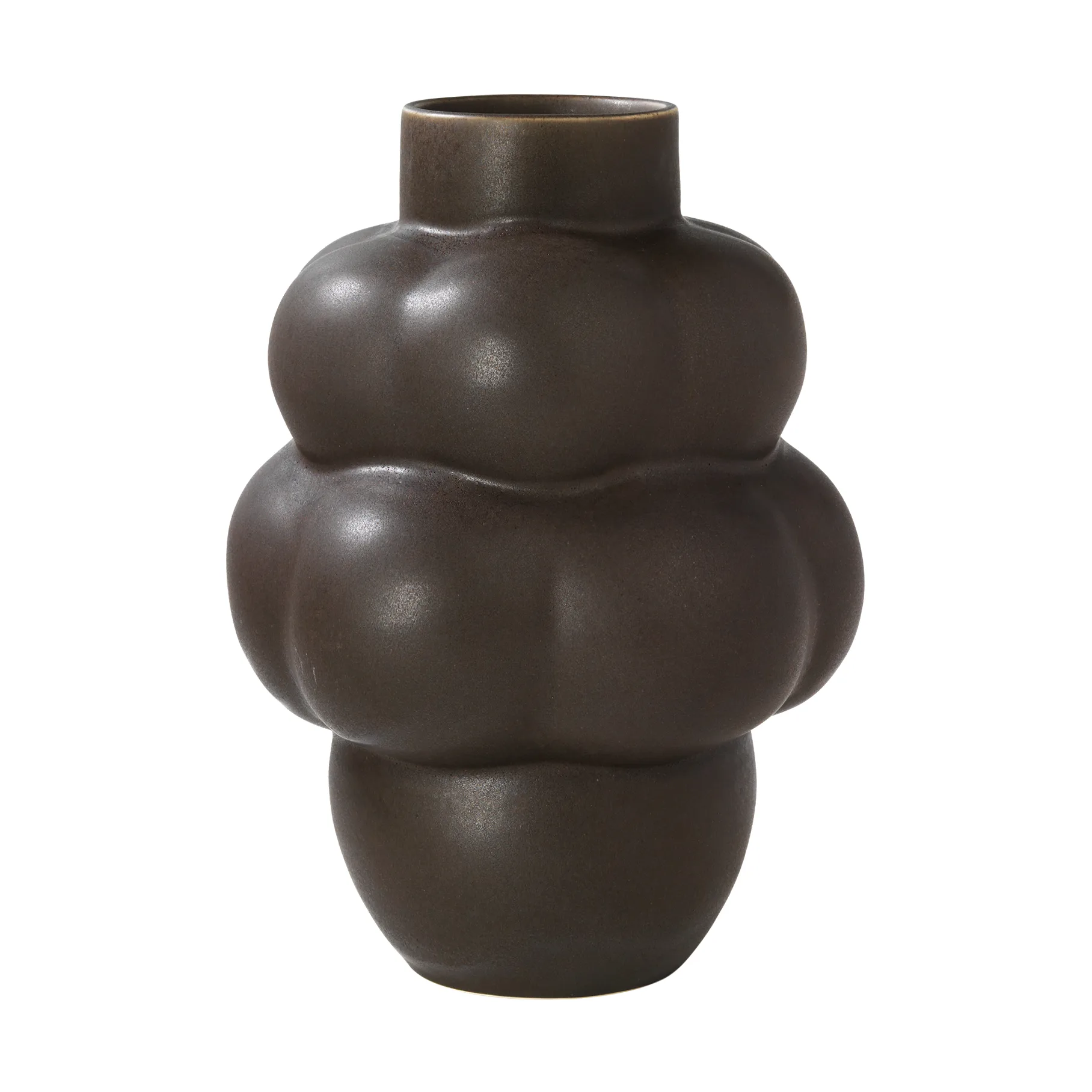 Vase Petit Balloon 04 18 cm, Marron Boue Louise Roe
