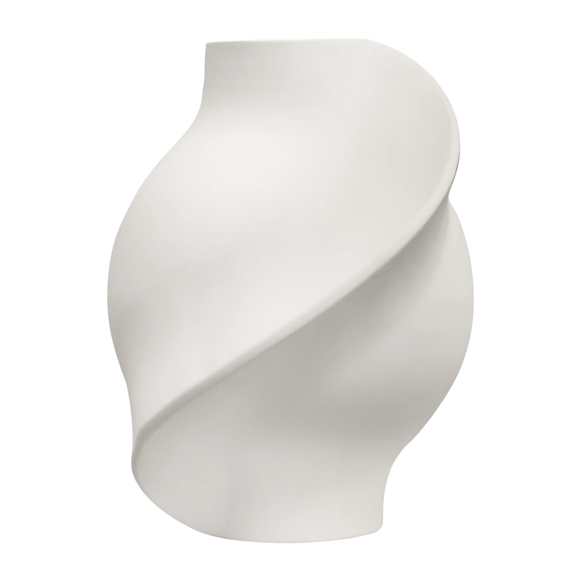 Vase Pirout 01 22 cm, Raw White Louise Roe