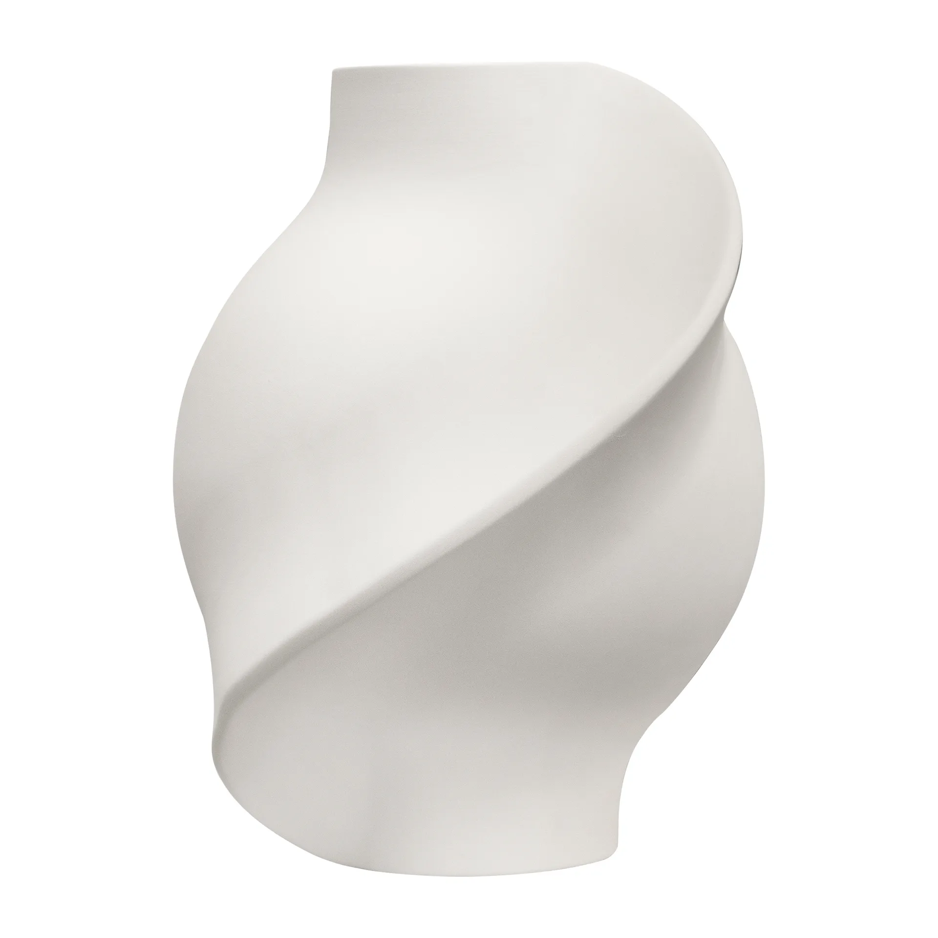 Vase Pirout 02 42 cm, Raw White Louise Roe