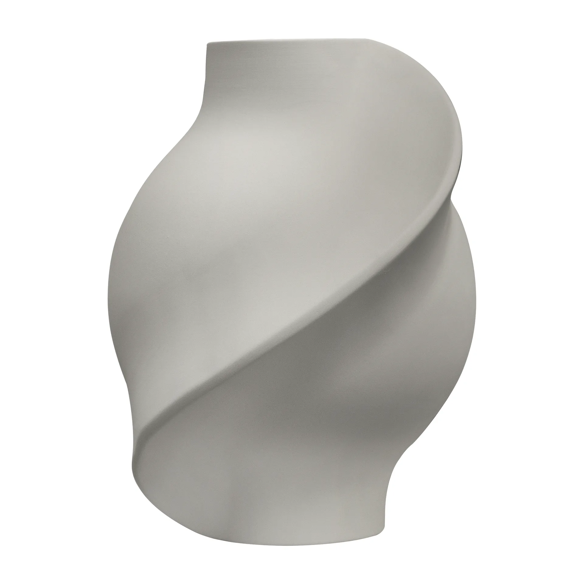 Vase Pirout 02 42 cm, Sanded Grey Louise Roe