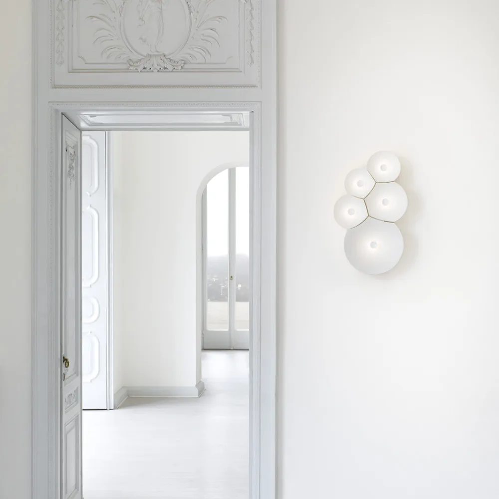 Applique Bulbullia, blanc Luceplan