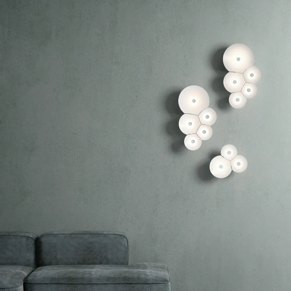 Applique Bulbullia, blanc Luceplan