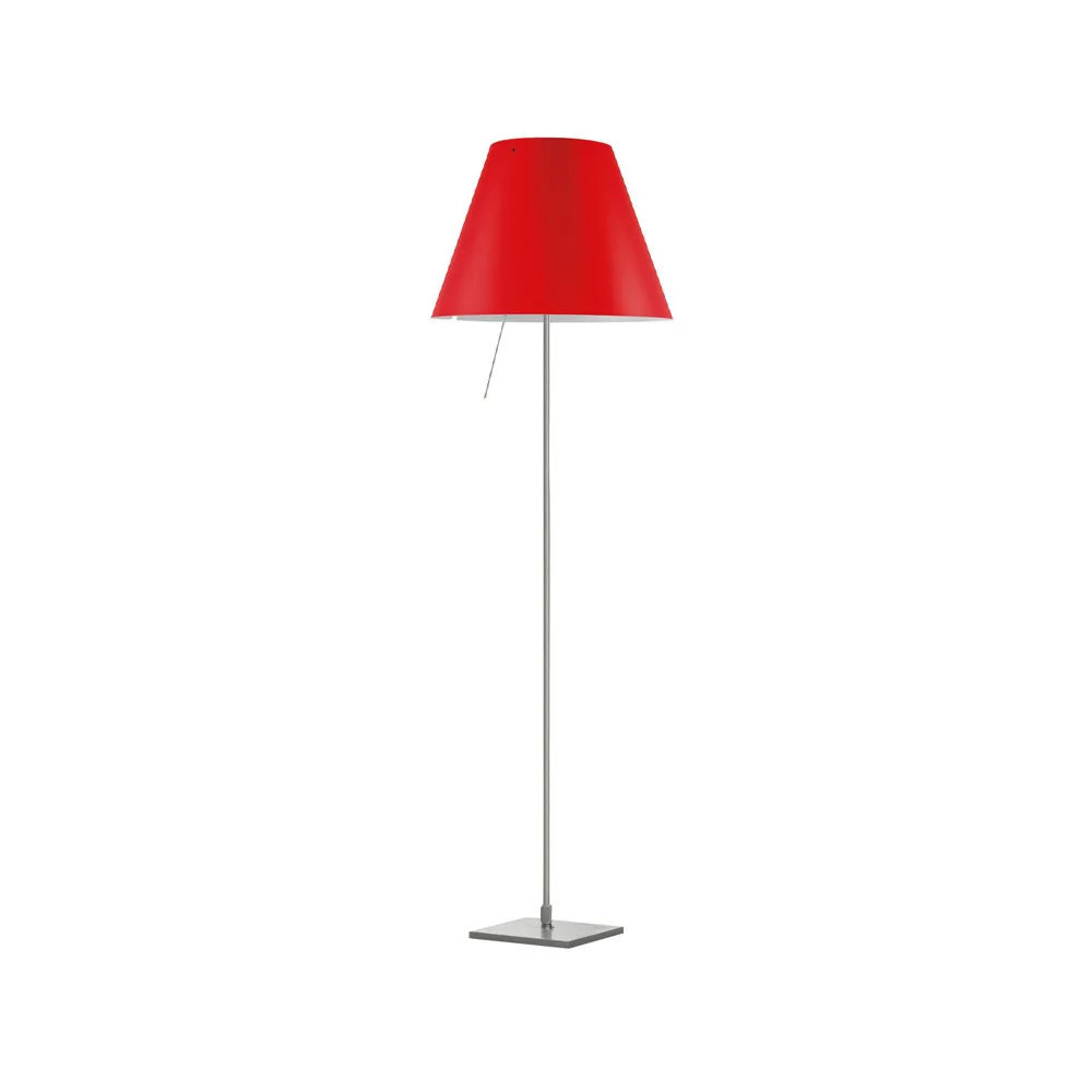 Lampadaire Costanza D13 t.i.f., primary red Luceplan