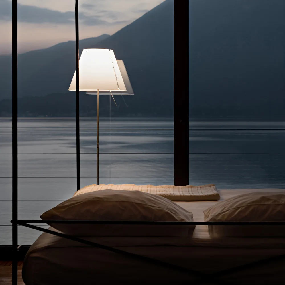 Lampadaire Costanza D13t.c, blanc Luceplan