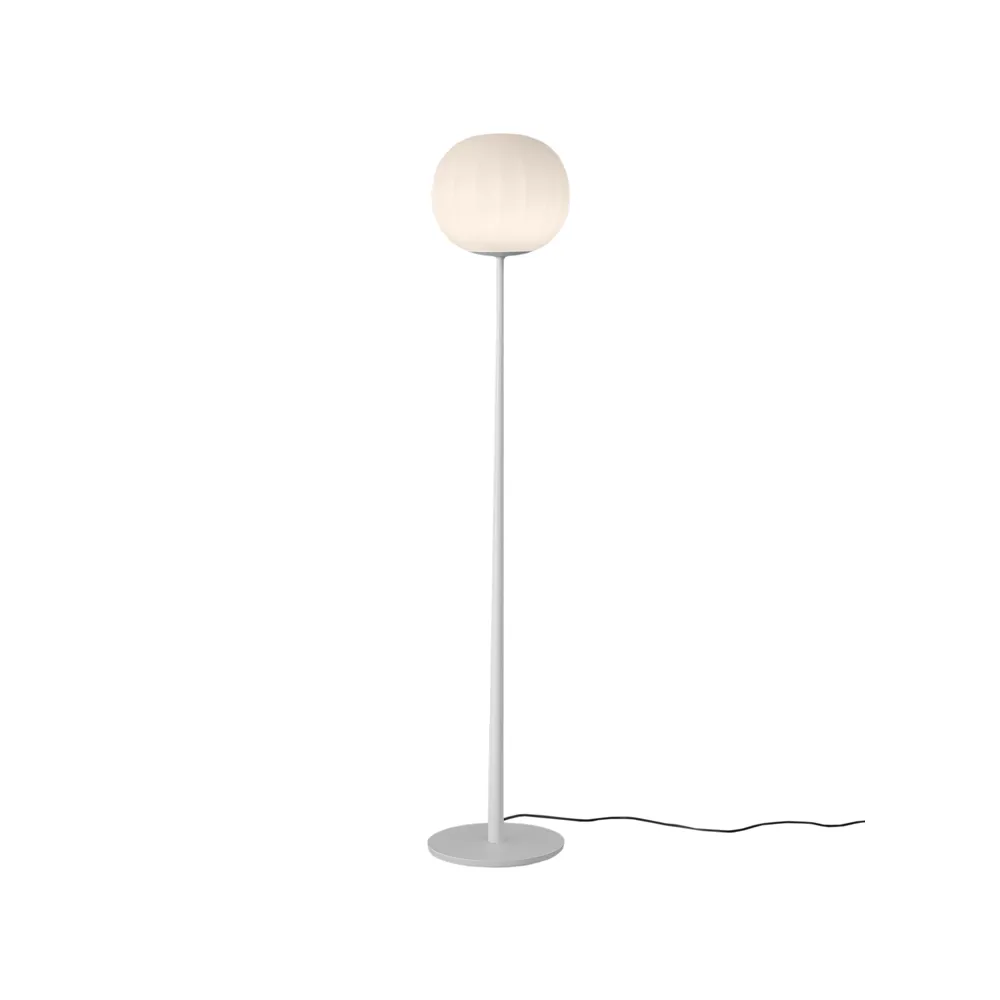 Lampadaire Lita, ø30 cm, structure blanche Luceplan