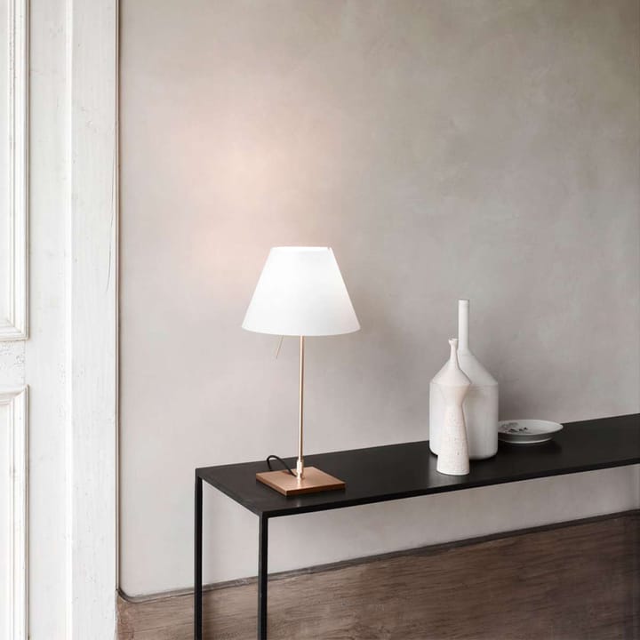 Lampe de table Costanzina D13 pi.c, blanc, interrupteur marche-arrêt Luceplan