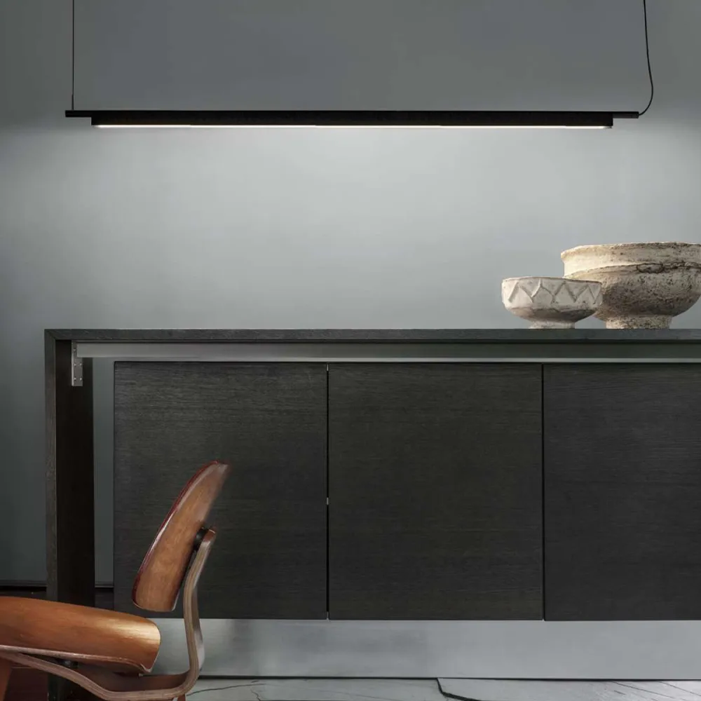 Suspension Compendium, noir, ballast inclus Luceplan