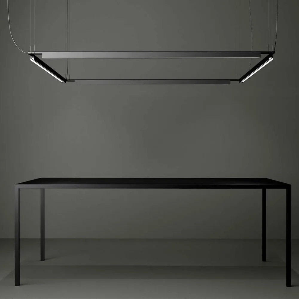 Suspension Compendium, noir, ballast inclus Luceplan