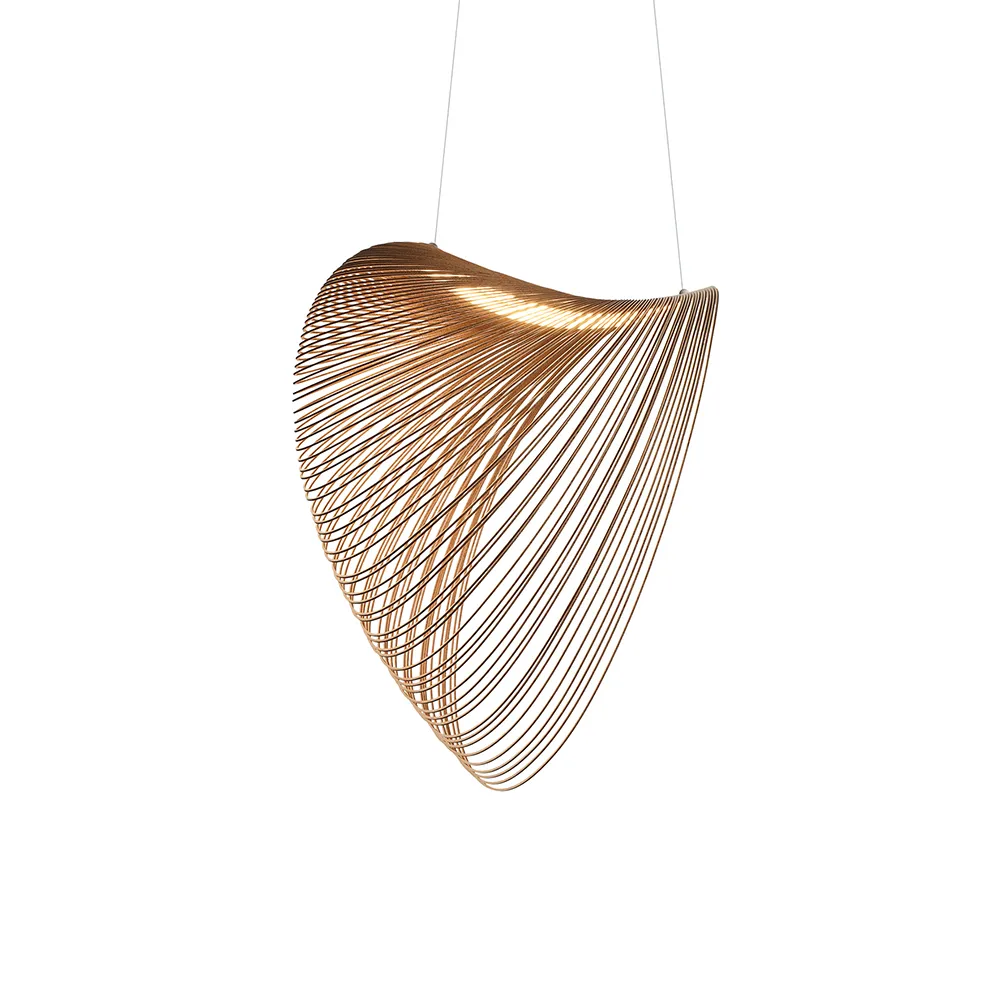 Suspension Illan, birch, ø80cm Luceplan