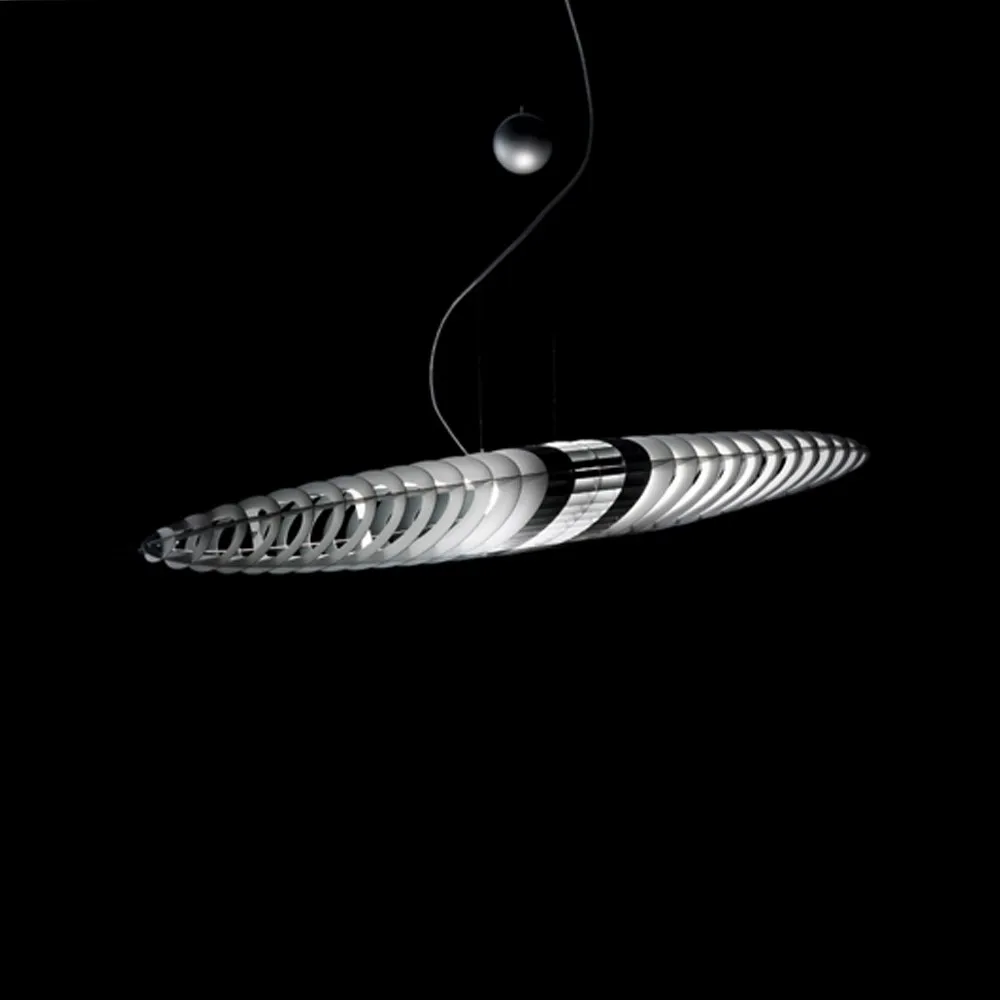 Suspension Titania D17, Aluminium-filtres à lumière remplaçables Luceplan