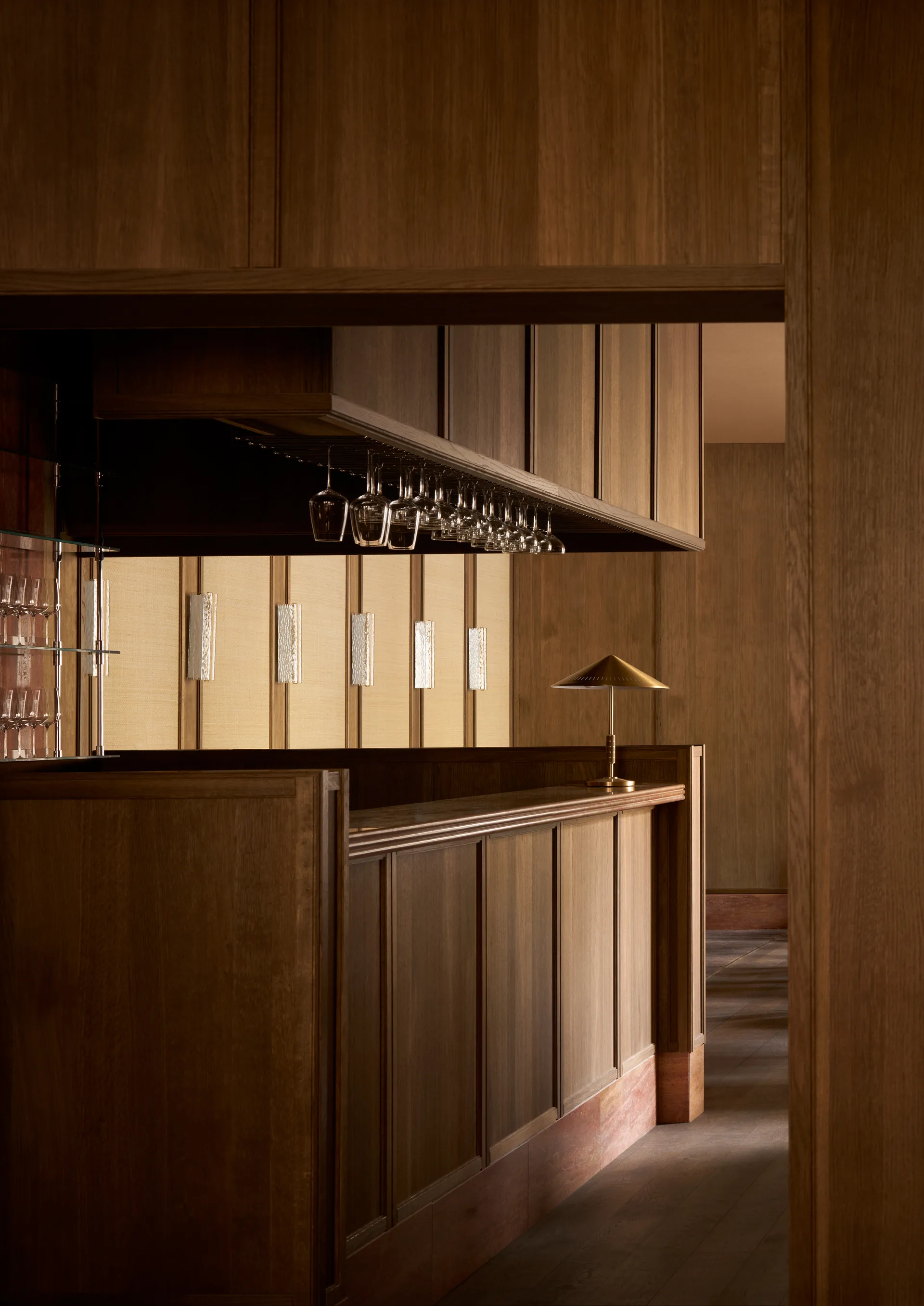 Applique murale Ryff, Brass LYFA