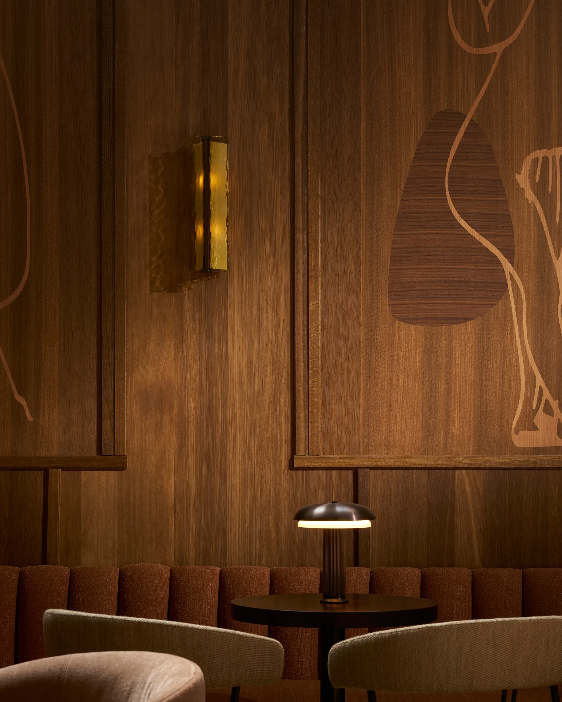 Applique murale Ryff, Bronze LYFA