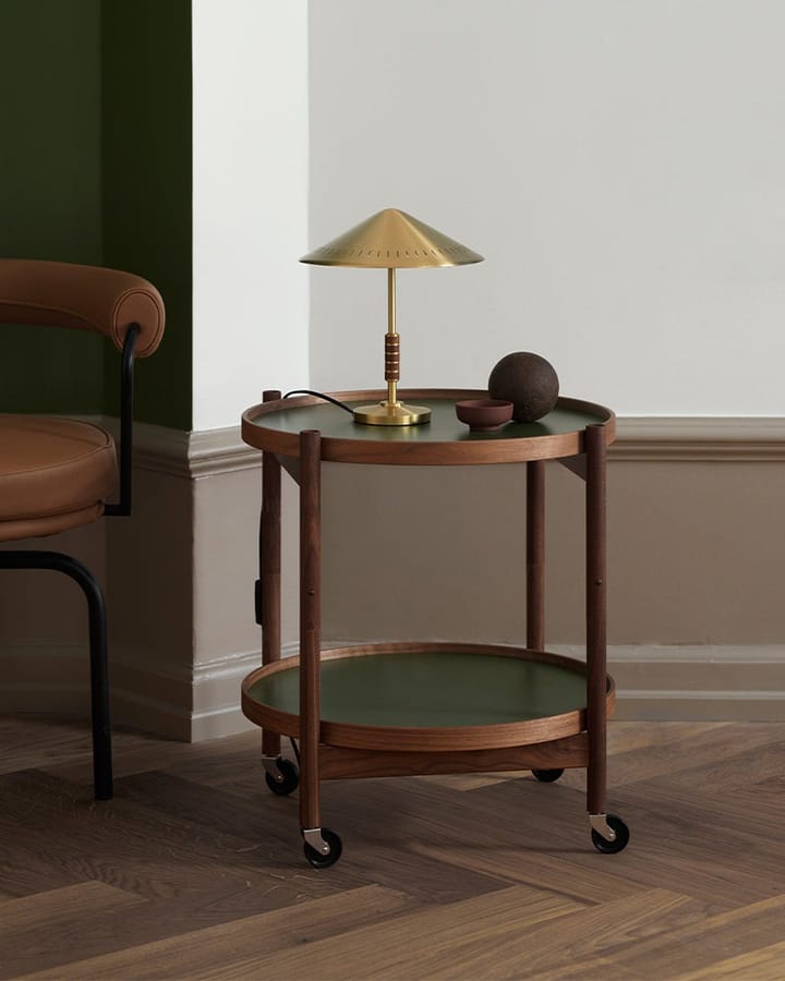 Lampe de table Governor 250 , Brass-walnut LYFA