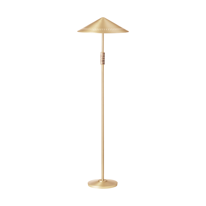 Lampe sur pied Governor 405 - Brass-walnut - LYFA