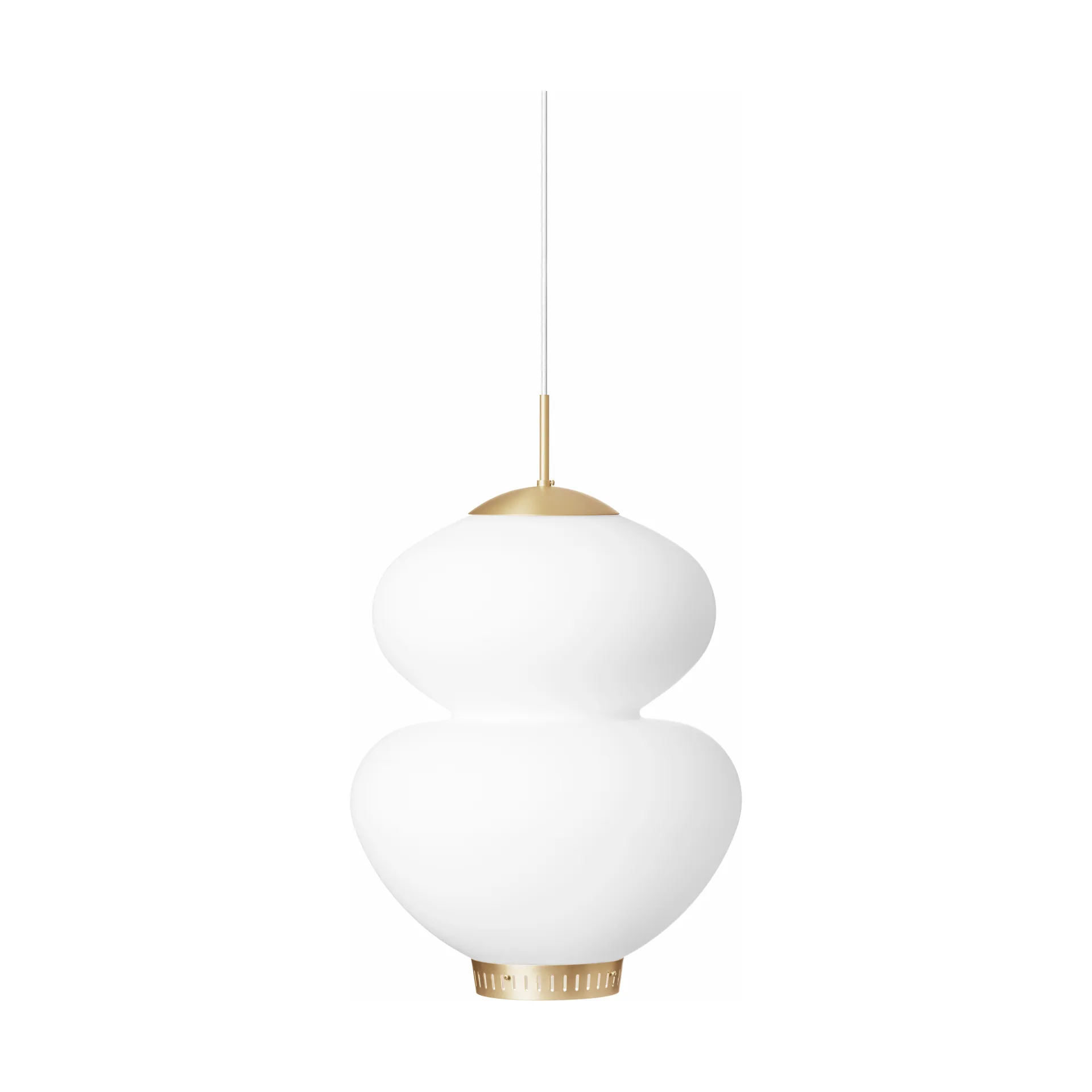 Suspension Peanut 400, Opal glass LYFA